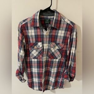 J crew mens plaid flannel